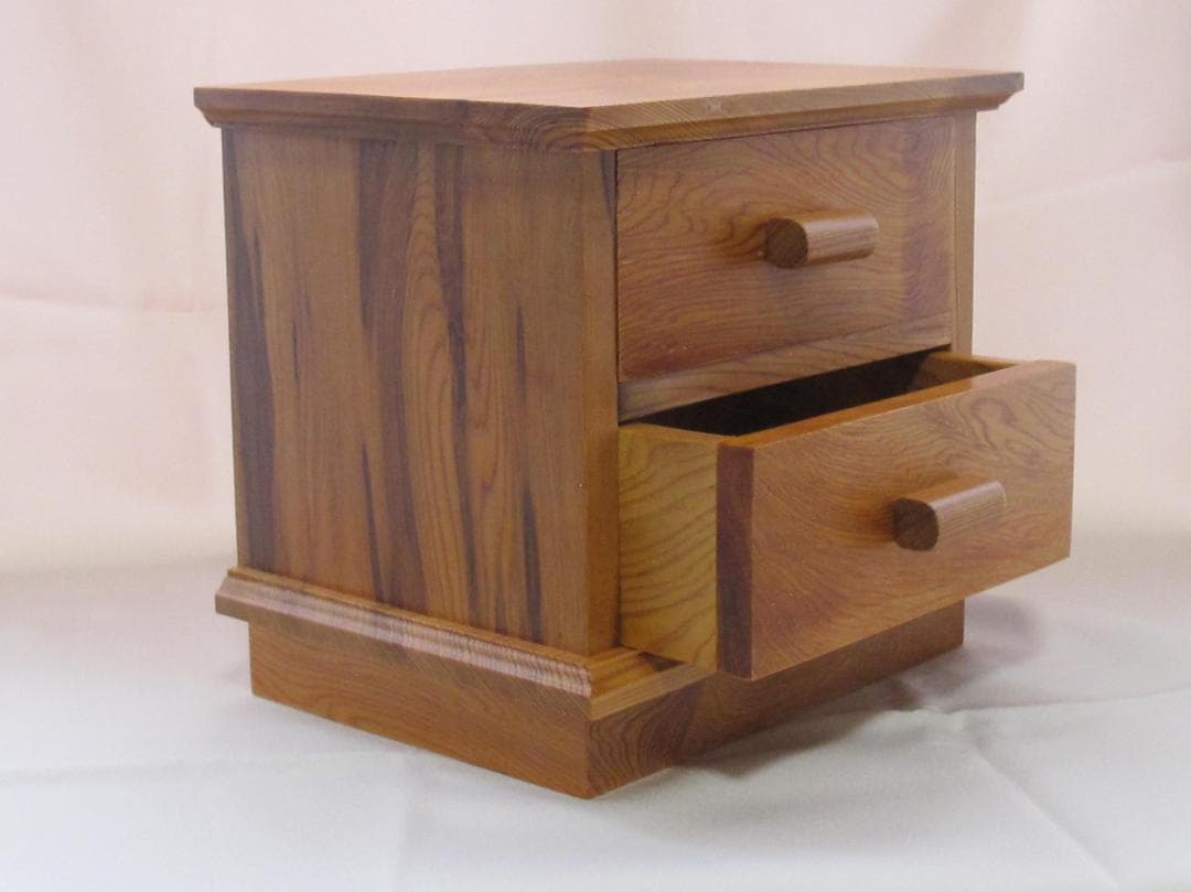 屋久杉二段小物入れ