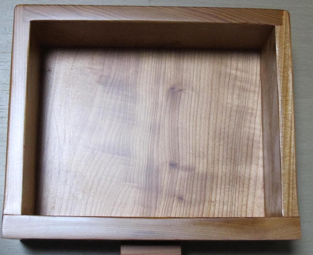 屋久杉二段小物入れ