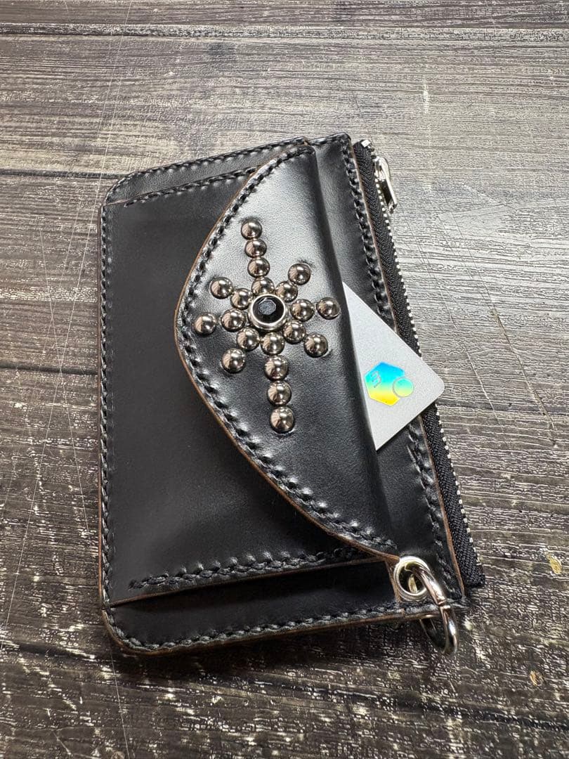 クロムエクセル　スタッズユーティリティコンパクトウォレット　プレミアムモデル