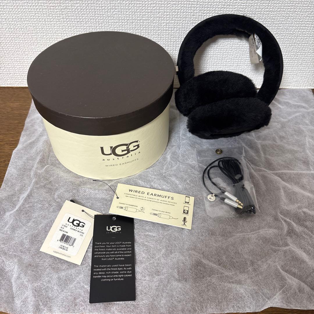 《未使用》UGG／イヤーマフ（ブラック）