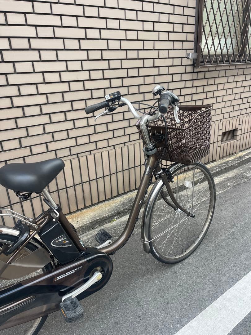 8.9ahパナソニック電動アシスト自転車26インチ