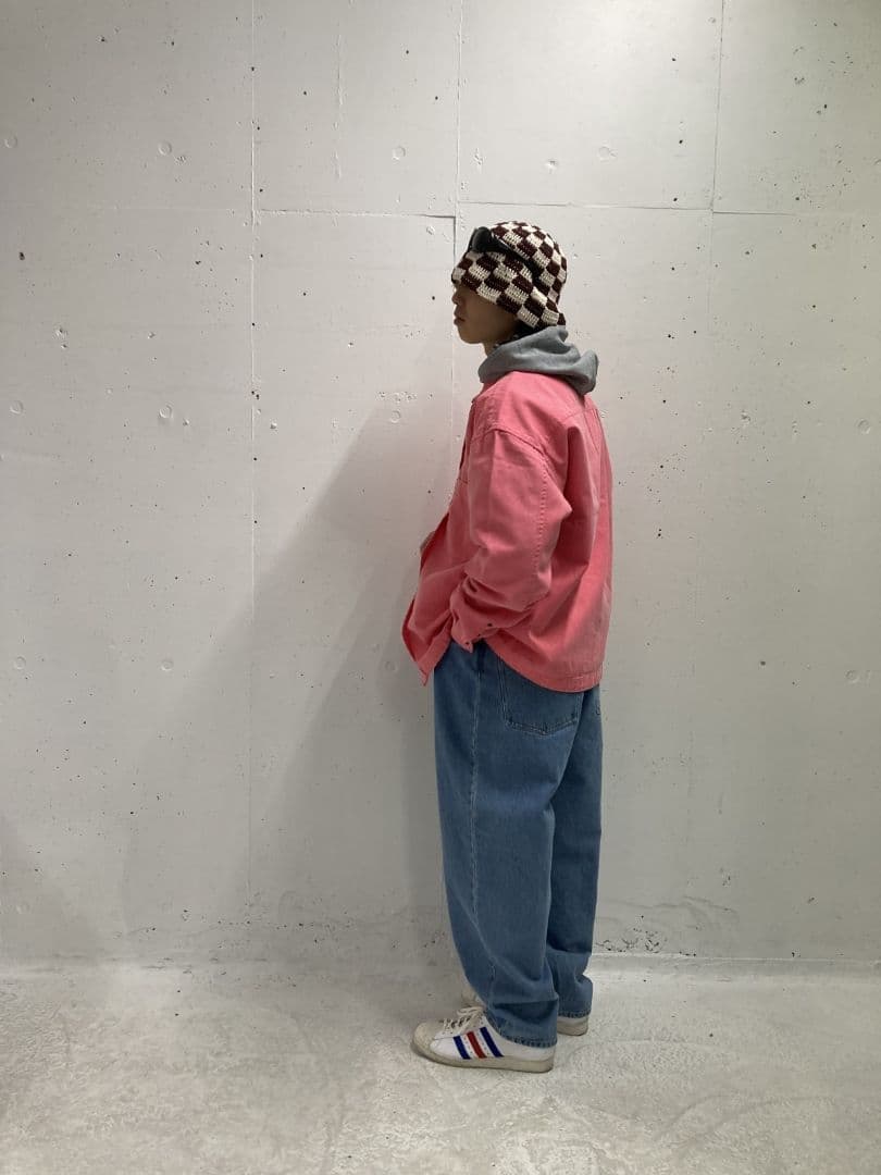 v*e様 PHINGERIN RIVET WORK SHIRT PINK