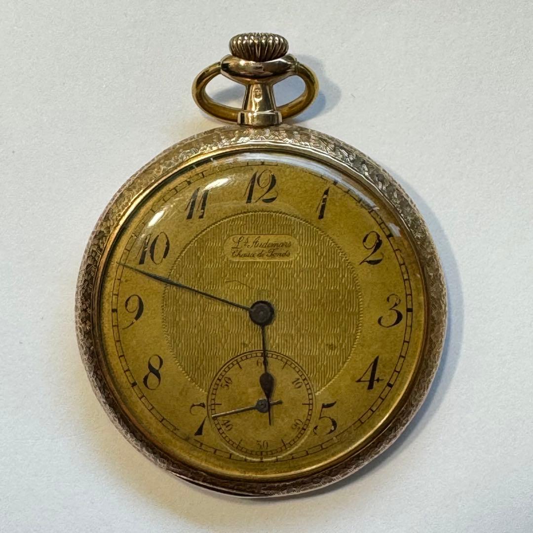 LOUIS AUDEMARS 懐中時計 K14 刻印 1880-1934