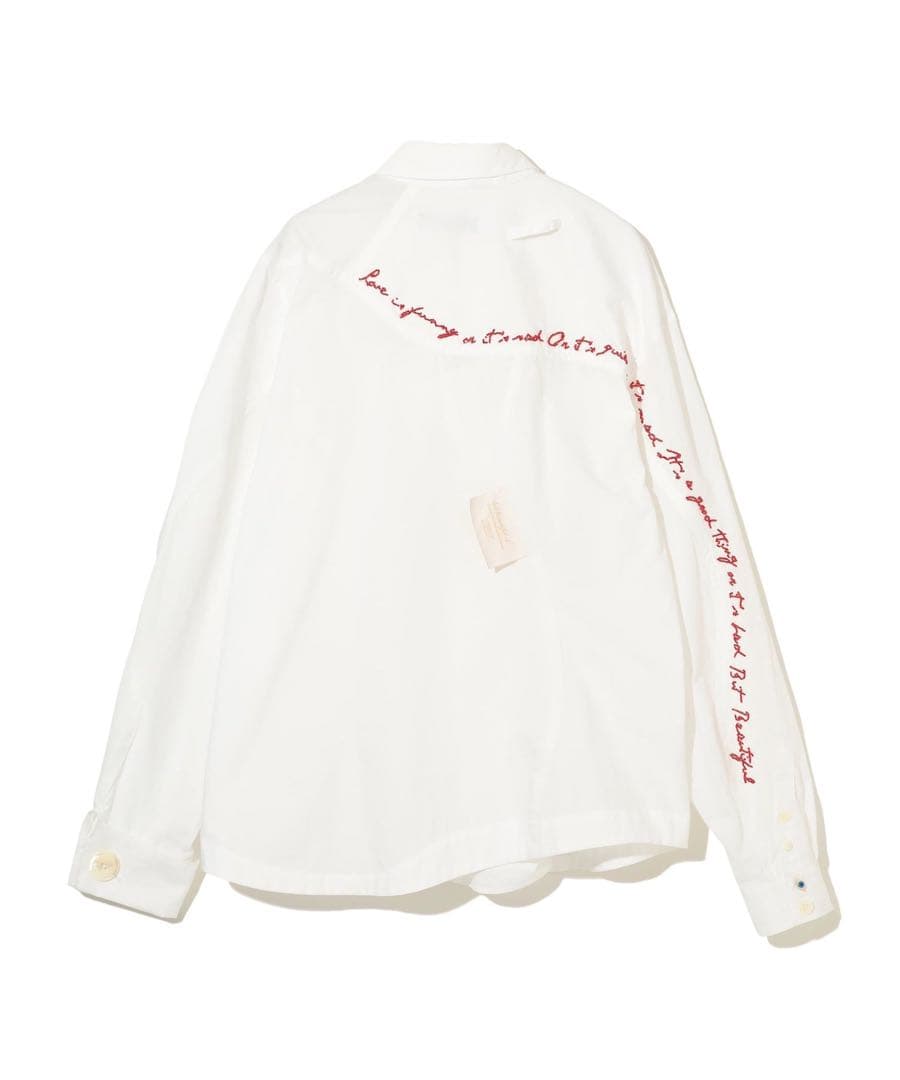 undercover25aw ビーズ刺繍シャツ　uc2e1401