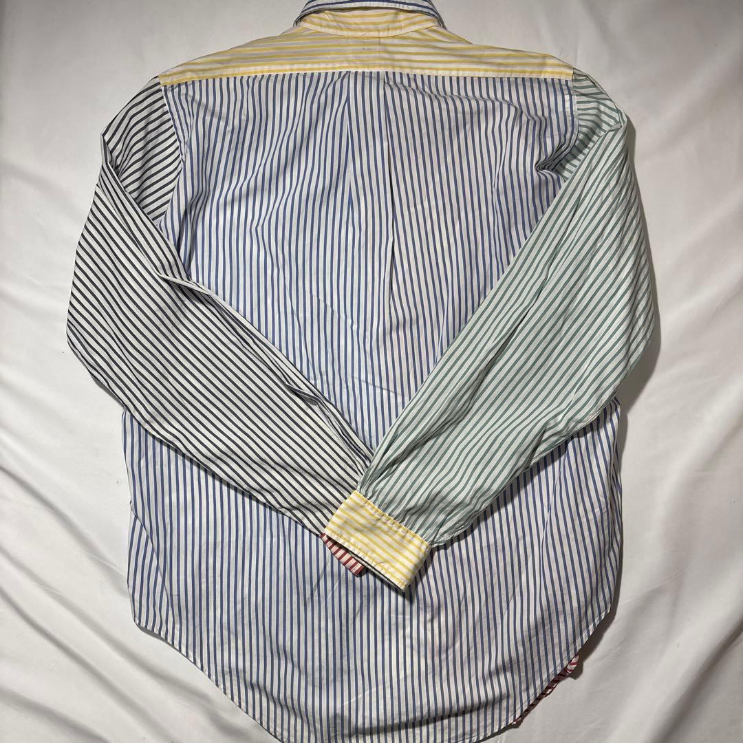 ブルックスブラザーズ　MAKERS 6ボタン BDシャツ クレイジー　ストライプ