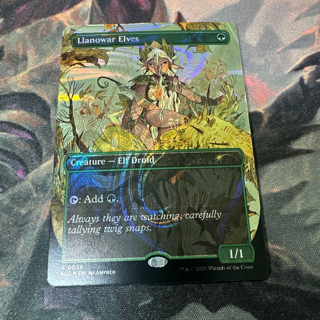 MTG ラノワールのエルフ/Llanowar Elves【ハロー・Foil】