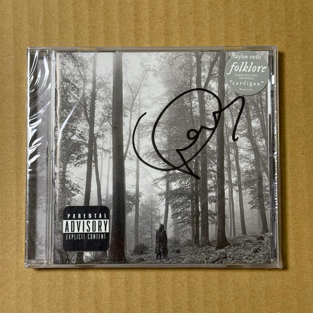Taylor Swift Folklore サイン入りCD