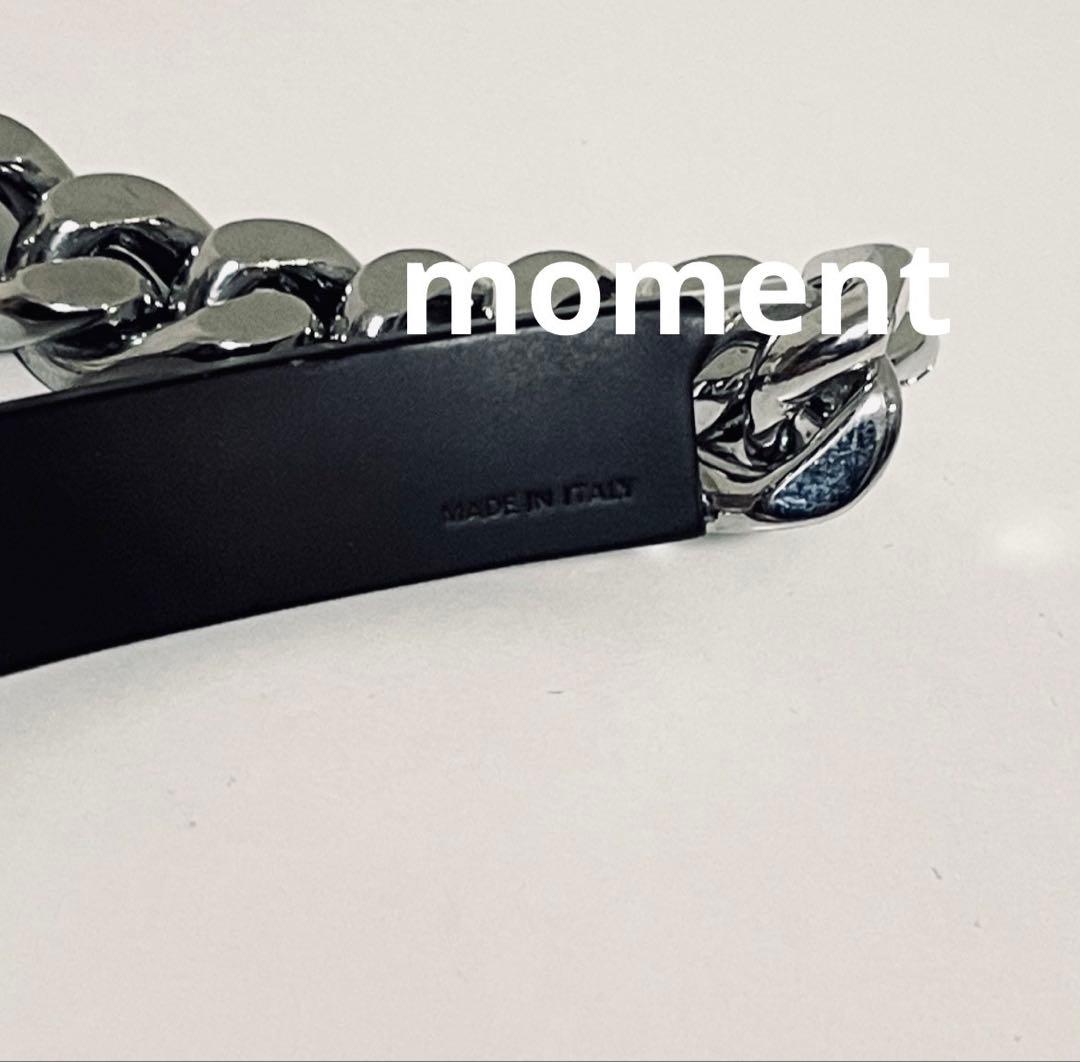 ジ*ン様 MM6 Silver Chain Bracelet Silver &