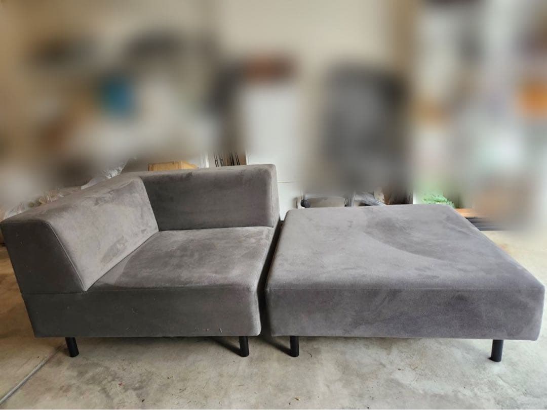 FLANNELSOFAフランネルソファ PIVOコーナーソファ+オットマンセット