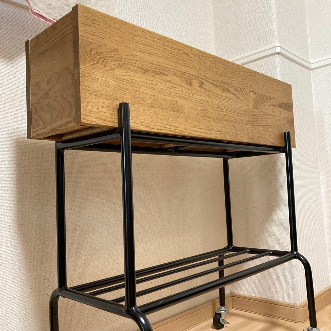 ノットアンティークス グリット プランター オーク無垢材 オイル仕上げ スチール