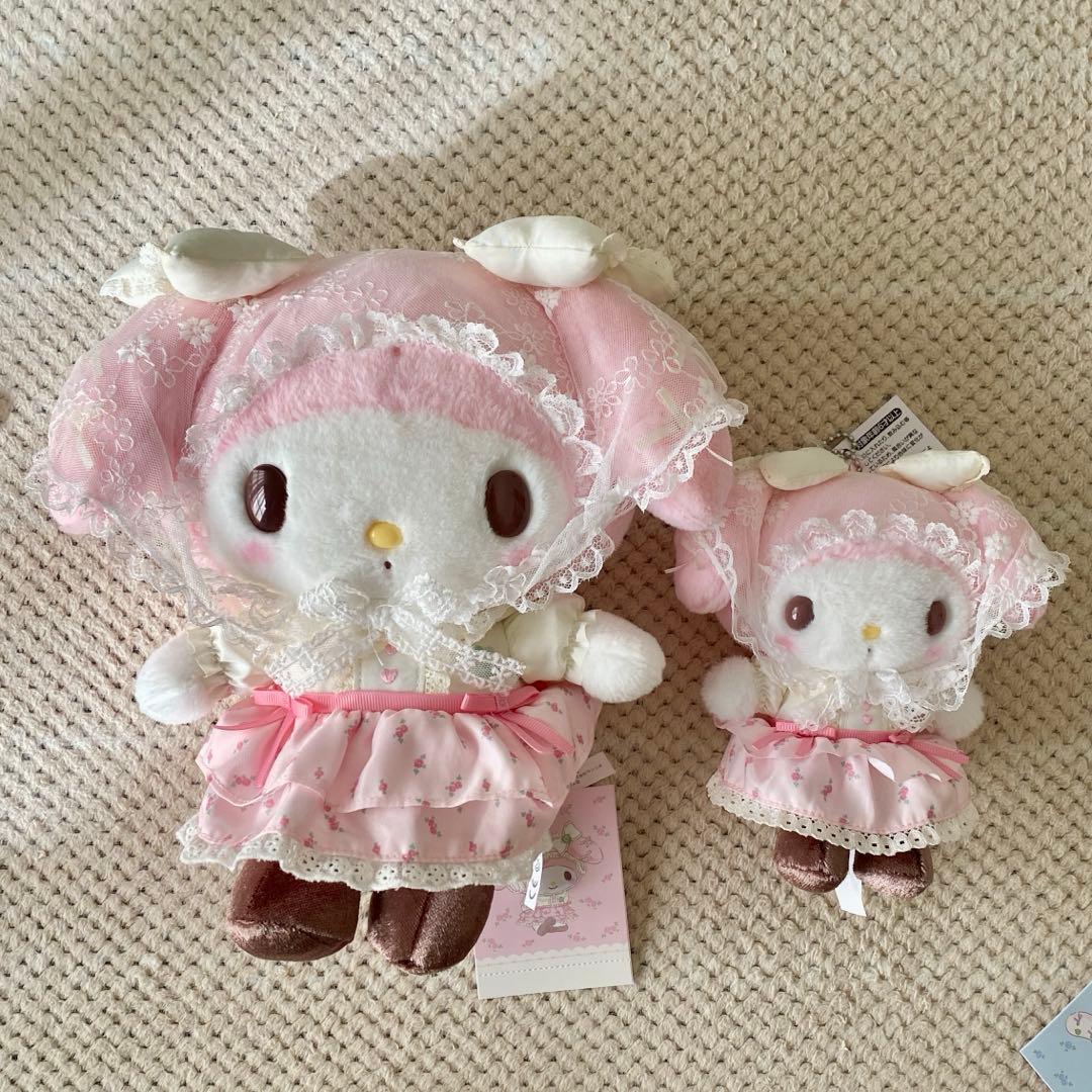 サンリオ　フォレストレースデザインシリーズ　マイメロディ　ぬいぐるみ　マスコット