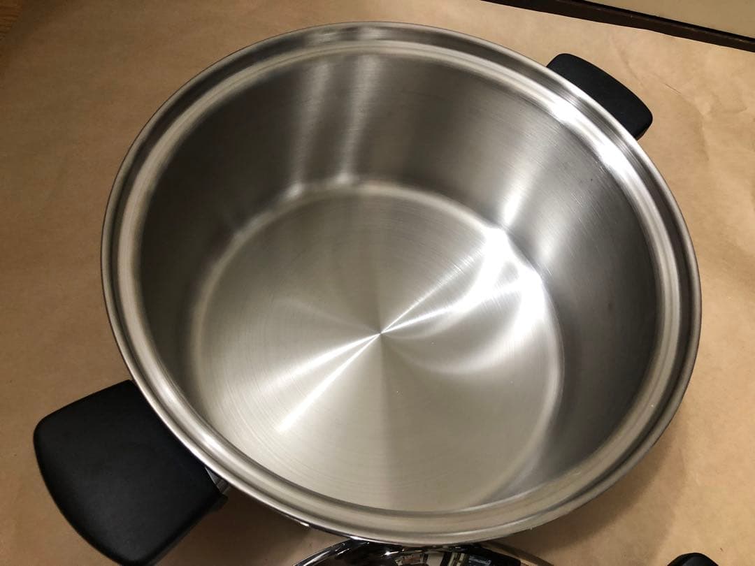 未使用　アムウェイ　クィーンクック　大フライパンと6Lシチューパンセット