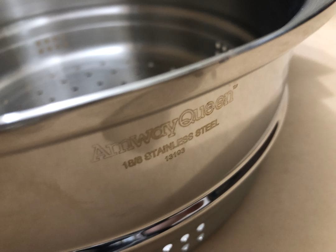 未使用　アムウェイ　クィーンクック　大フライパンと6Lシチューパンセット