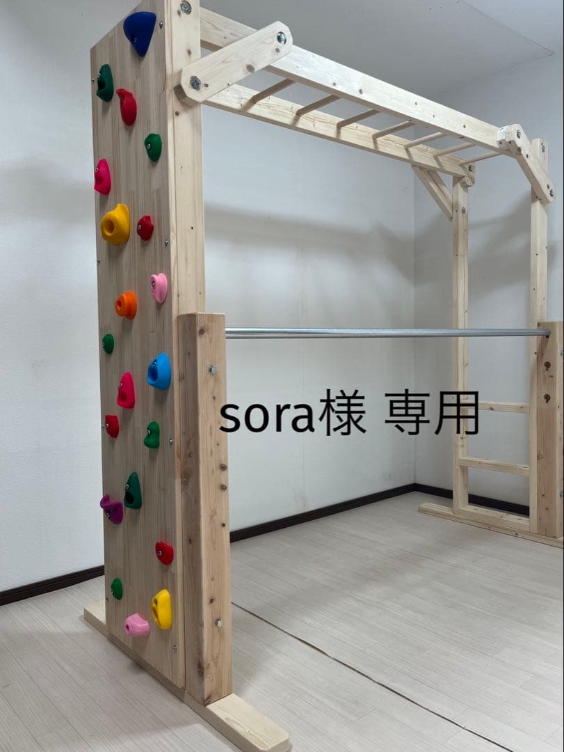sora　うんていタイプC 室内ステン　登り棒　鉄棒　ボルダリング