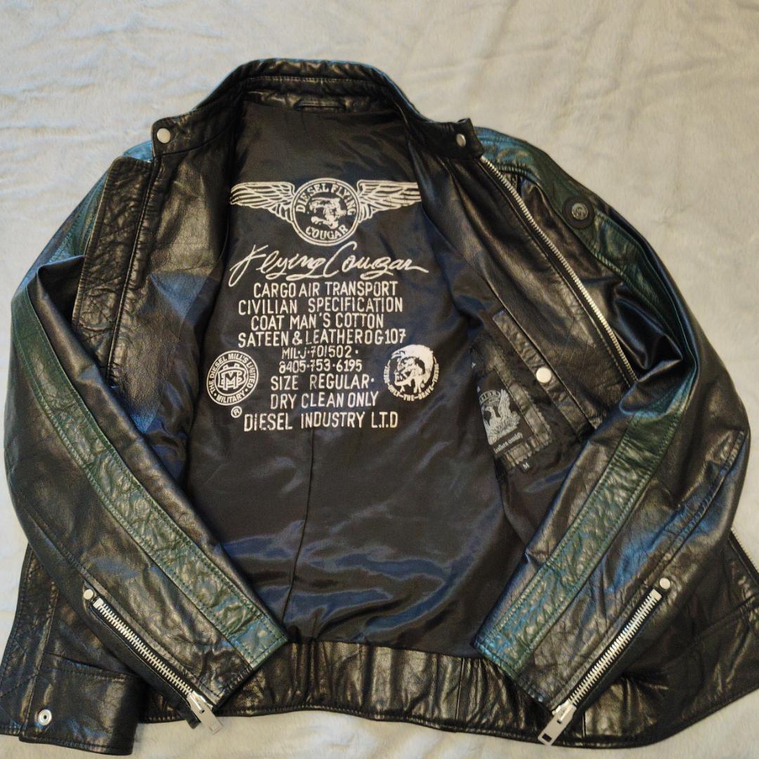 DISEL FLYING COUGAR 極美品 ディーゼルライダーズジャケット