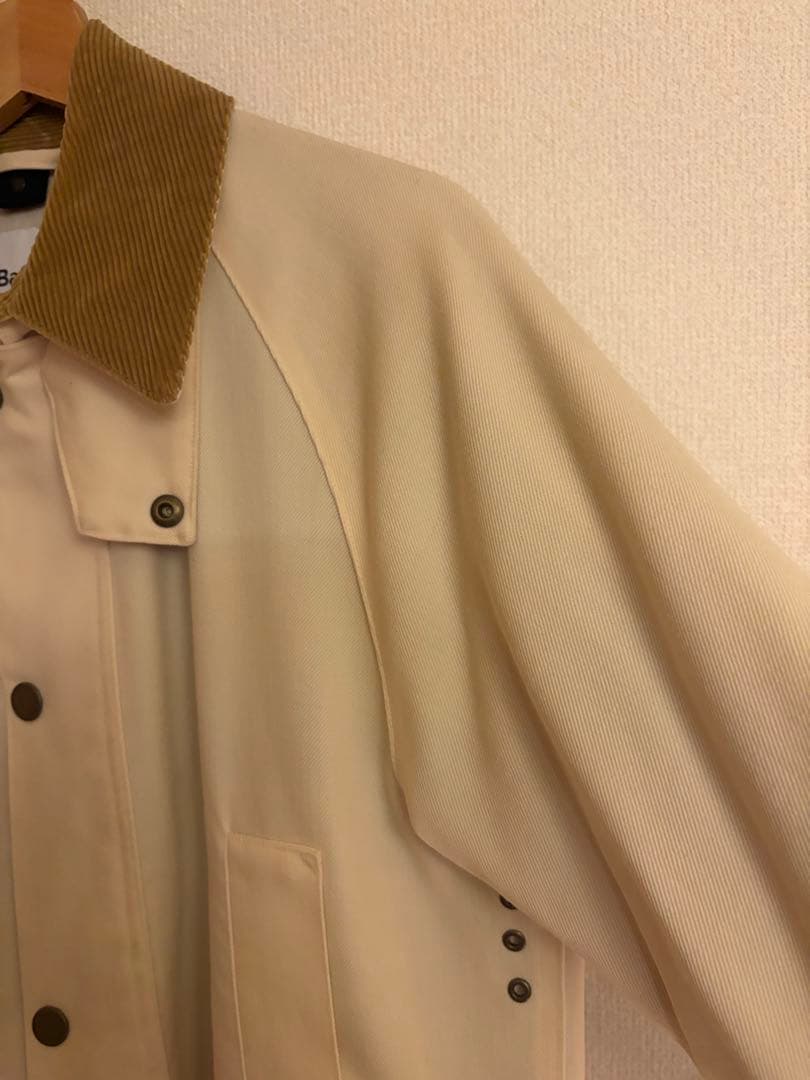 バブアー　beams f 西口　36 アイボリー　Barbour ビデイル