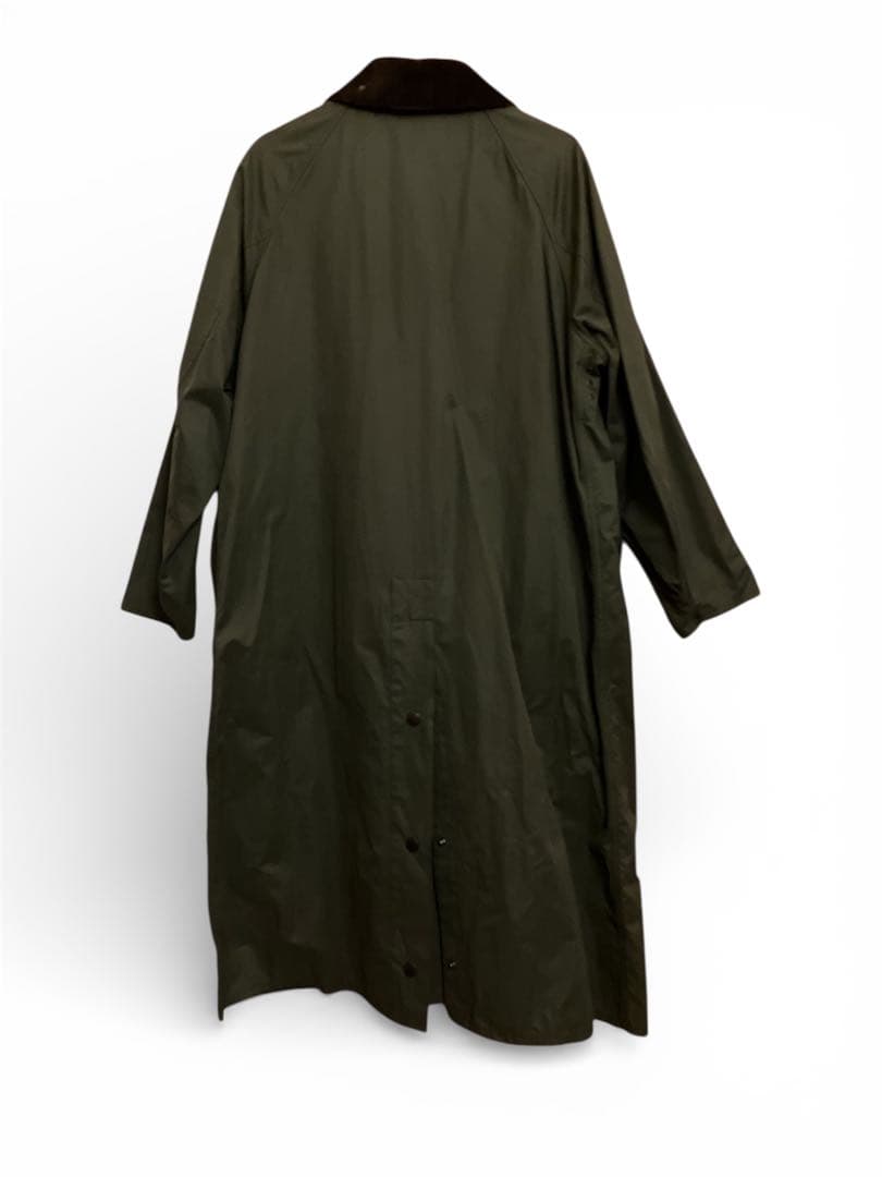 【美品】Barbour Burghley OS ロングコート 40