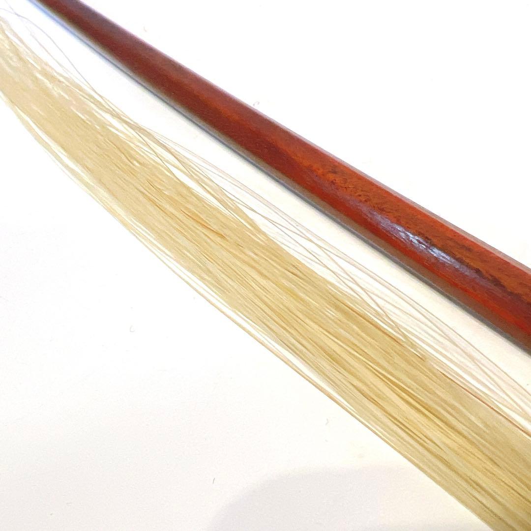 【高級】archet★バイオリン弓 4/4サイズ　　PE1003 張り替え不用