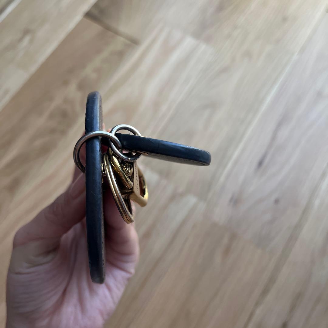Louis Vuitton モノグラム レザー キーホルダー