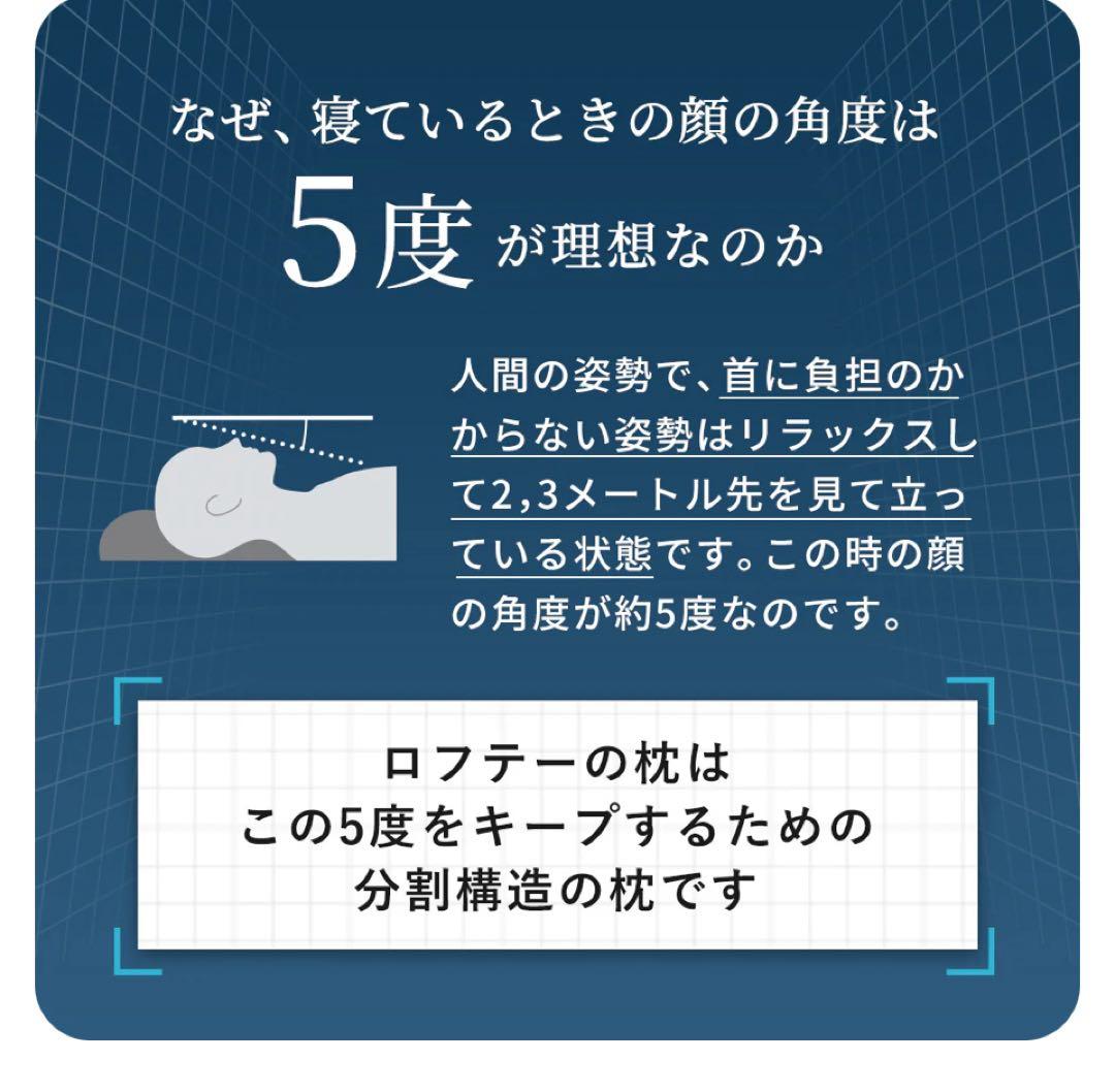 ロフテー 2号 エラスティックパイプ 枕 中古