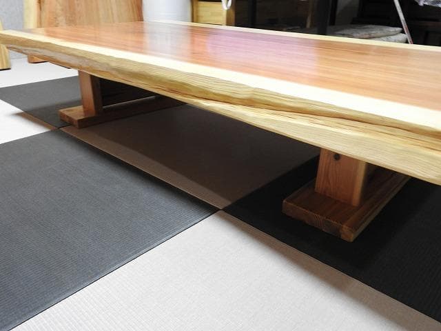 №49　小国杉（熊本）一枚板☆座卓☆6帖～8帖☆厚板良品☆