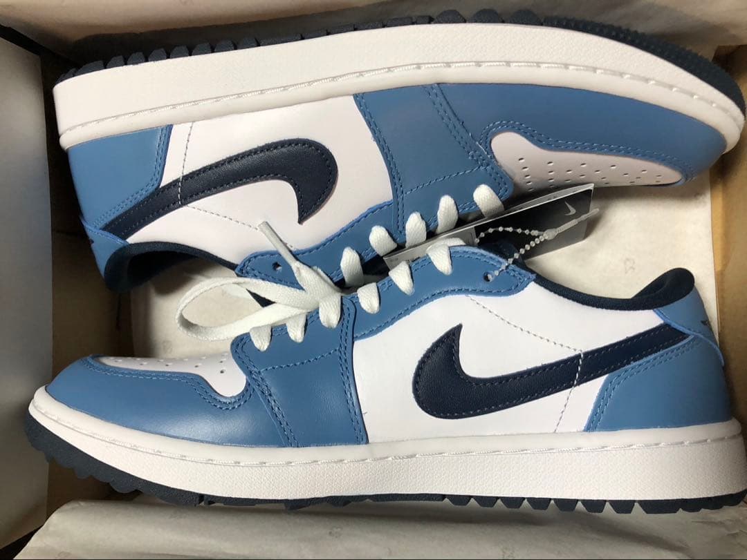 新品 28cm ナイキ エアジョーダン1 ロー G ゴルフシューズ 紺