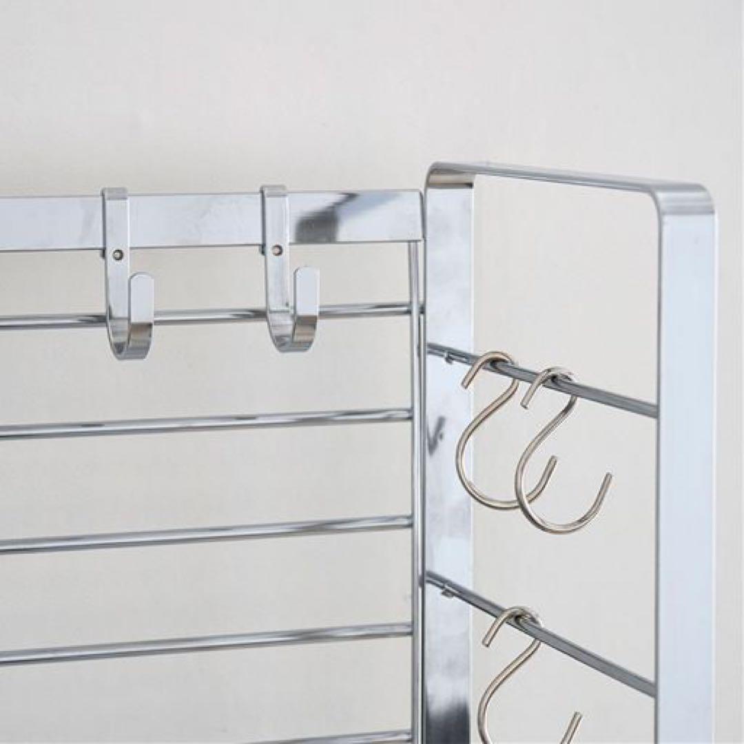 燕三条 コンロサイドスパイスラック　コンロサイドスパイスシェルフ　調味料ポット付