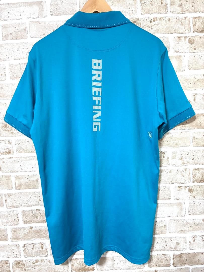 【フォロー割】美品 ブリーフィングゴルフ メンズ 半袖 ポロシャツ XLサイズ