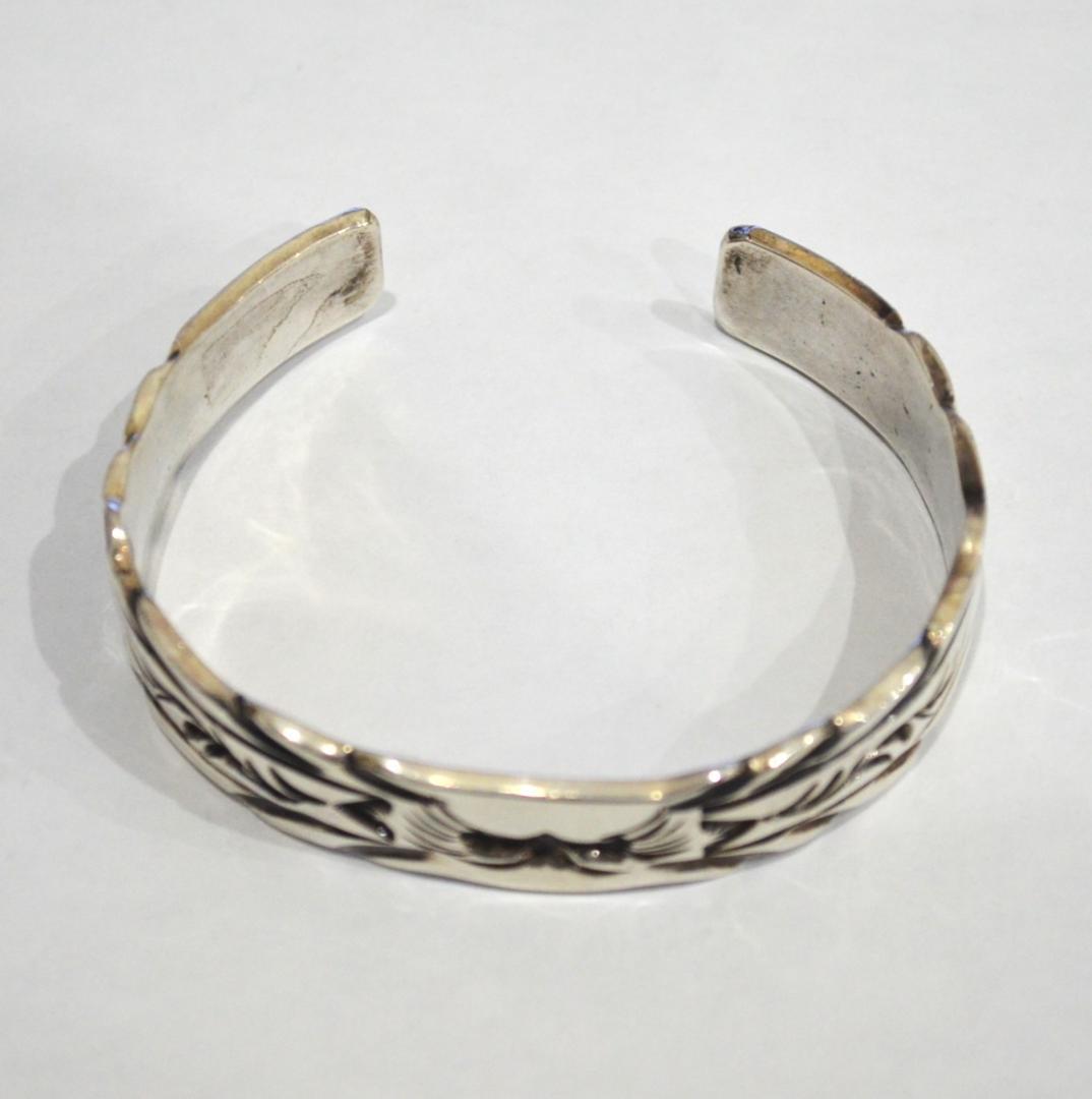 22K シルバー バングル SILVER BIG HAND イーグル メンズ