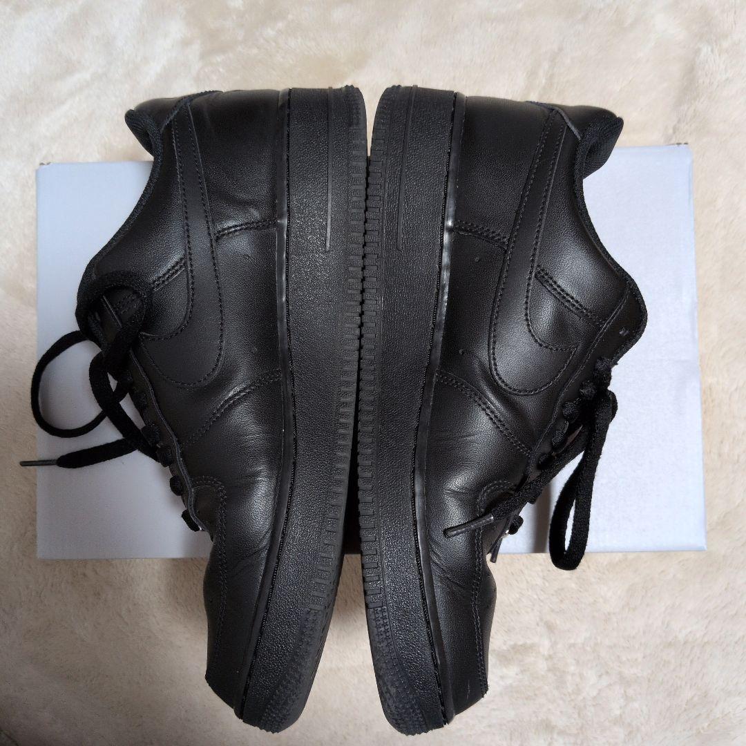 ナイキ　エア フォース1 ′07　ブラック　レザー　27cm