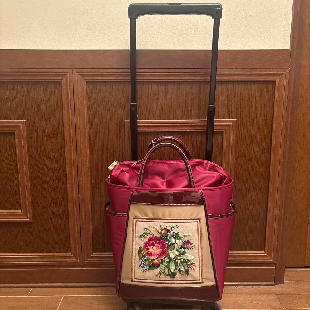 スワニー　キャリーバッグ 久家道子　プチポワン