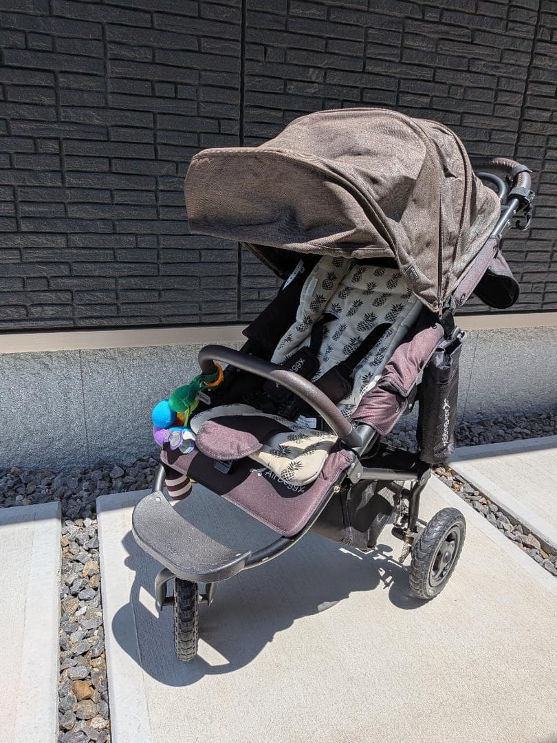 ★限定色★AIRBUGGY ココプレミア フロムバース ツインブラウン∣グレー