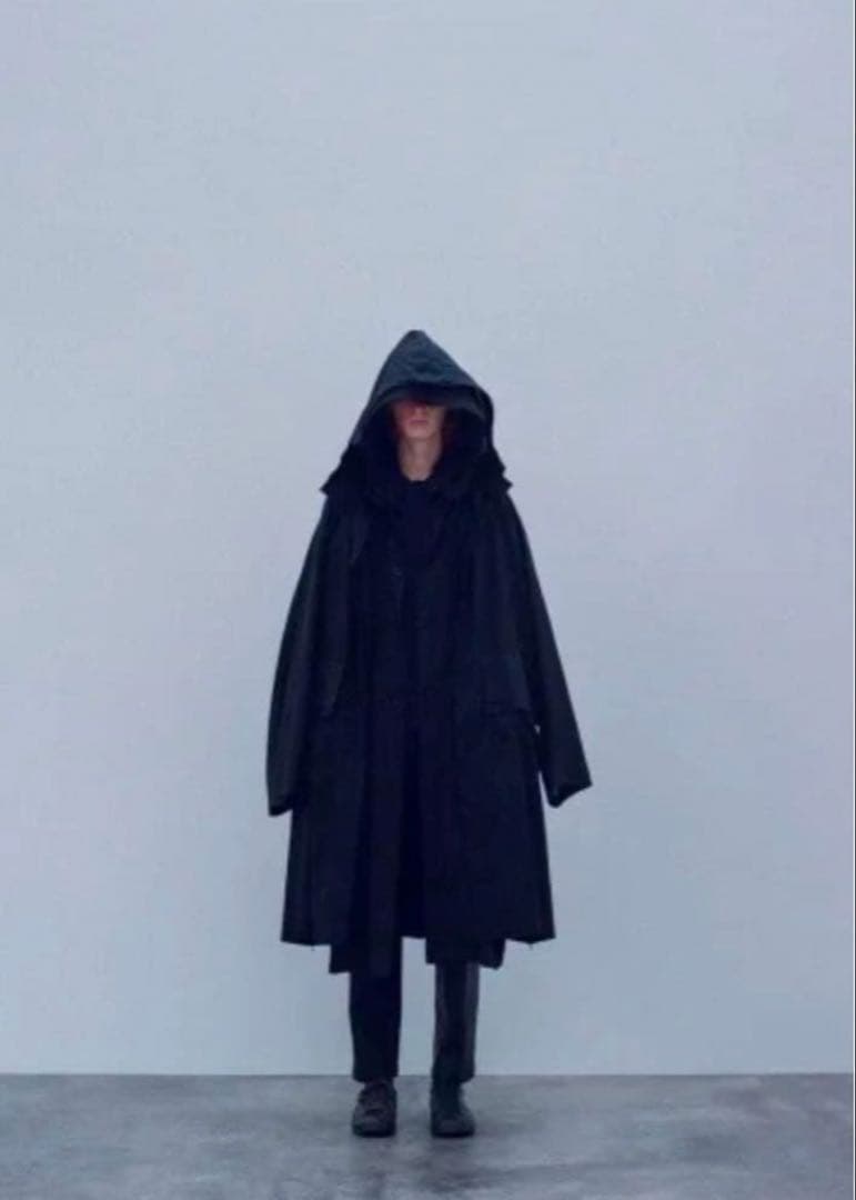 ジャケット・アウター stein OVERSIZED LAYERED HOODED COAT M