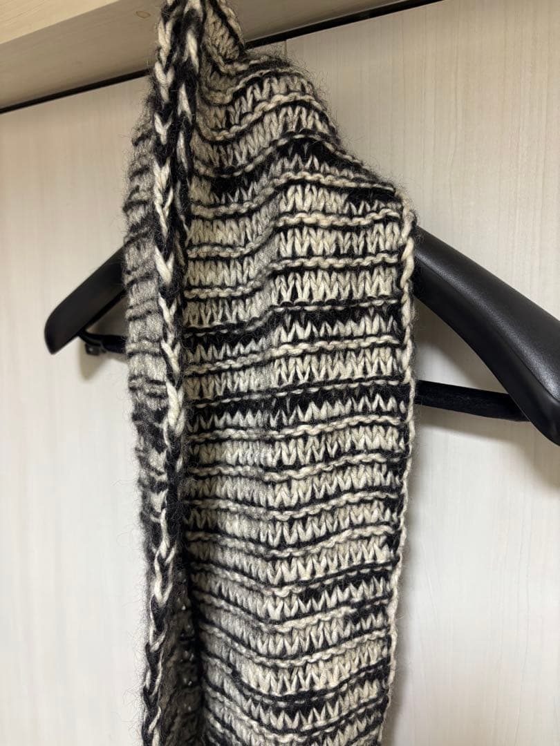 未使用 05AW Dior Homme グラム期 ロングフリンジマフラー 希少