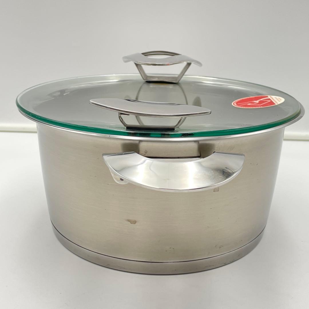 フィスラー ソレア シチューポット 24cm (ガラス蓋付き)