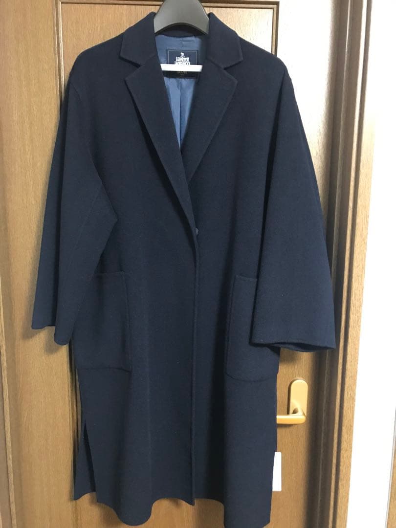 新品未使用　スローブイエナ　HAMILTONダブルフェイスウールロングコート