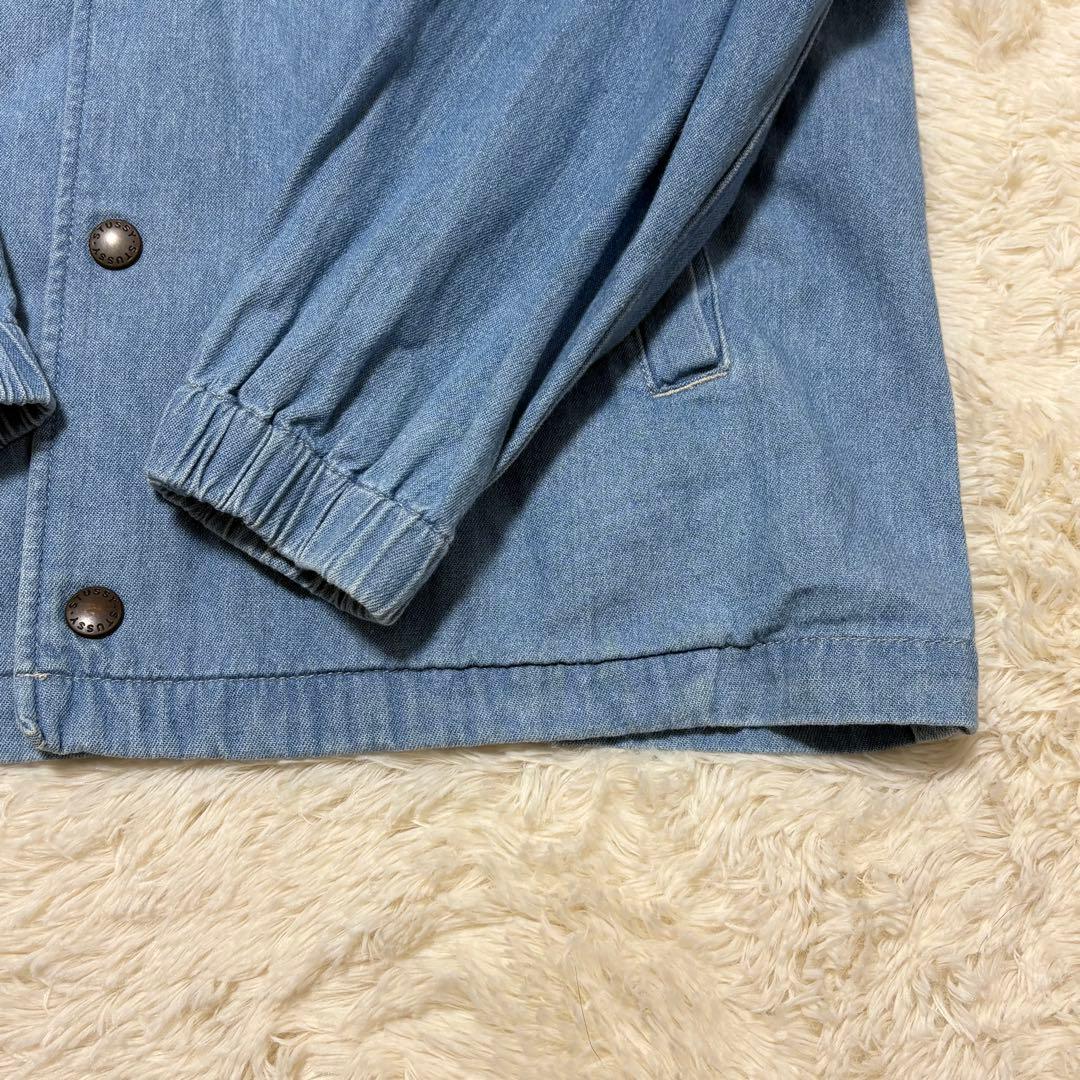 stussy ステューシー シャツアウター フード付き デニムジャケット S