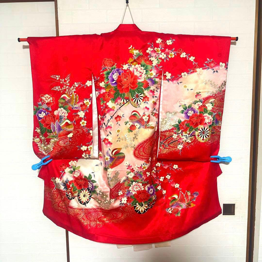 お宮参り 七五三 3歳 着物 長襦袢 産着 ひとつ身 アンティーク