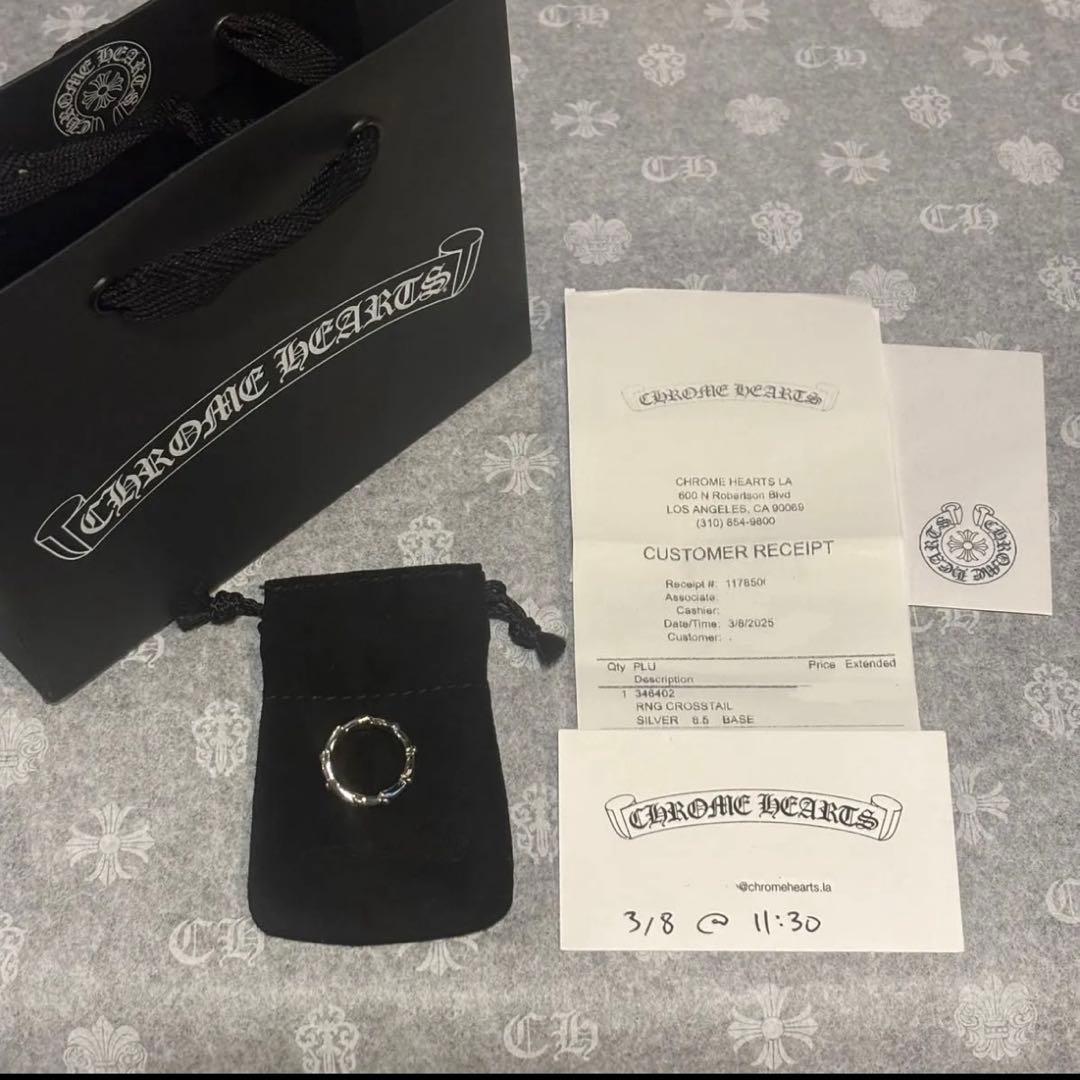 CHROME HEARTS クロステイル リング 6.5 RNG