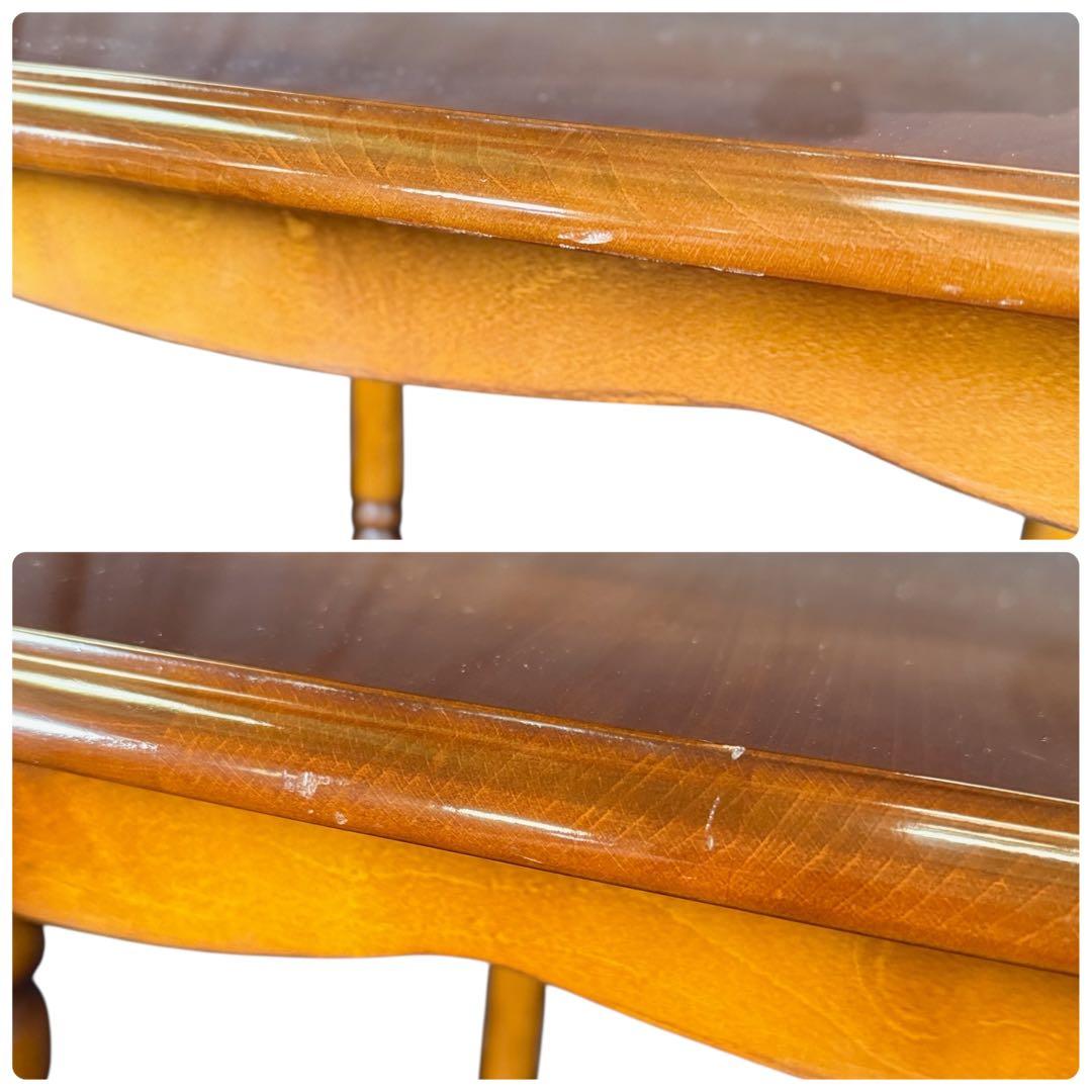 HR749 カリモク　コロニアル 高級ダイニングテーブル　80サイズ　正方形