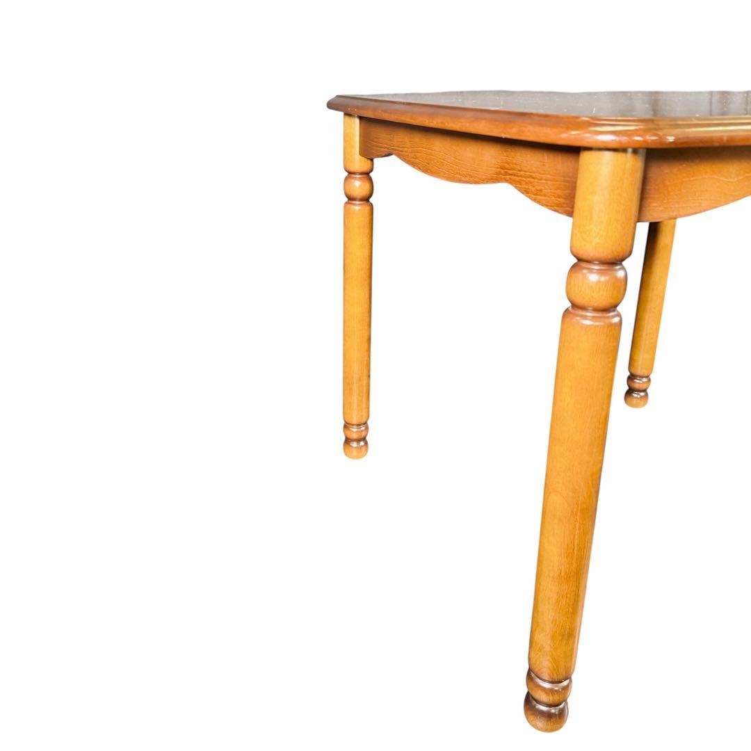 HR749 カリモク　コロニアル 高級ダイニングテーブル　80サイズ　正方形