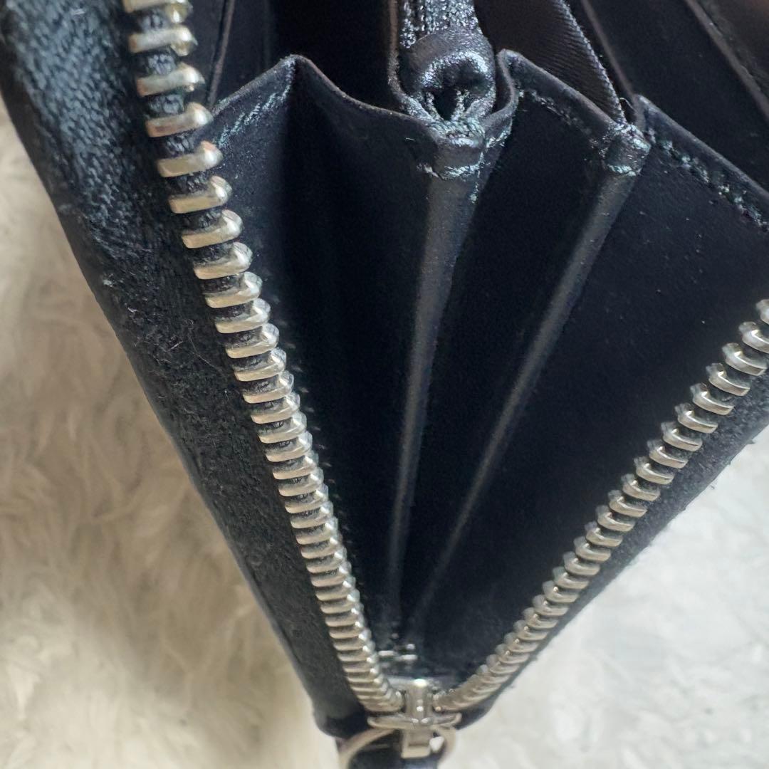 【大人気✨】グッチ 長財布 タイガー GG スプリーム ラウンドジップ 黒