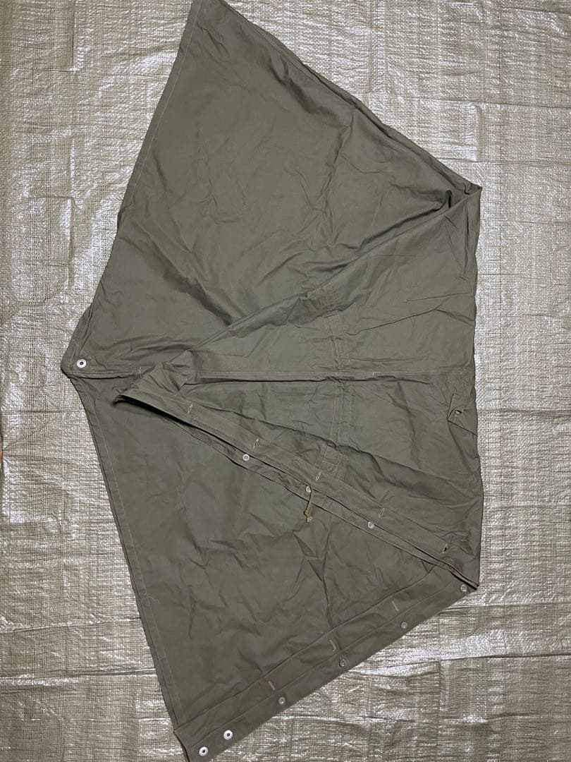 ポーランド軍　軍幕2枚　サイズ2 ポンチョ　ポール付