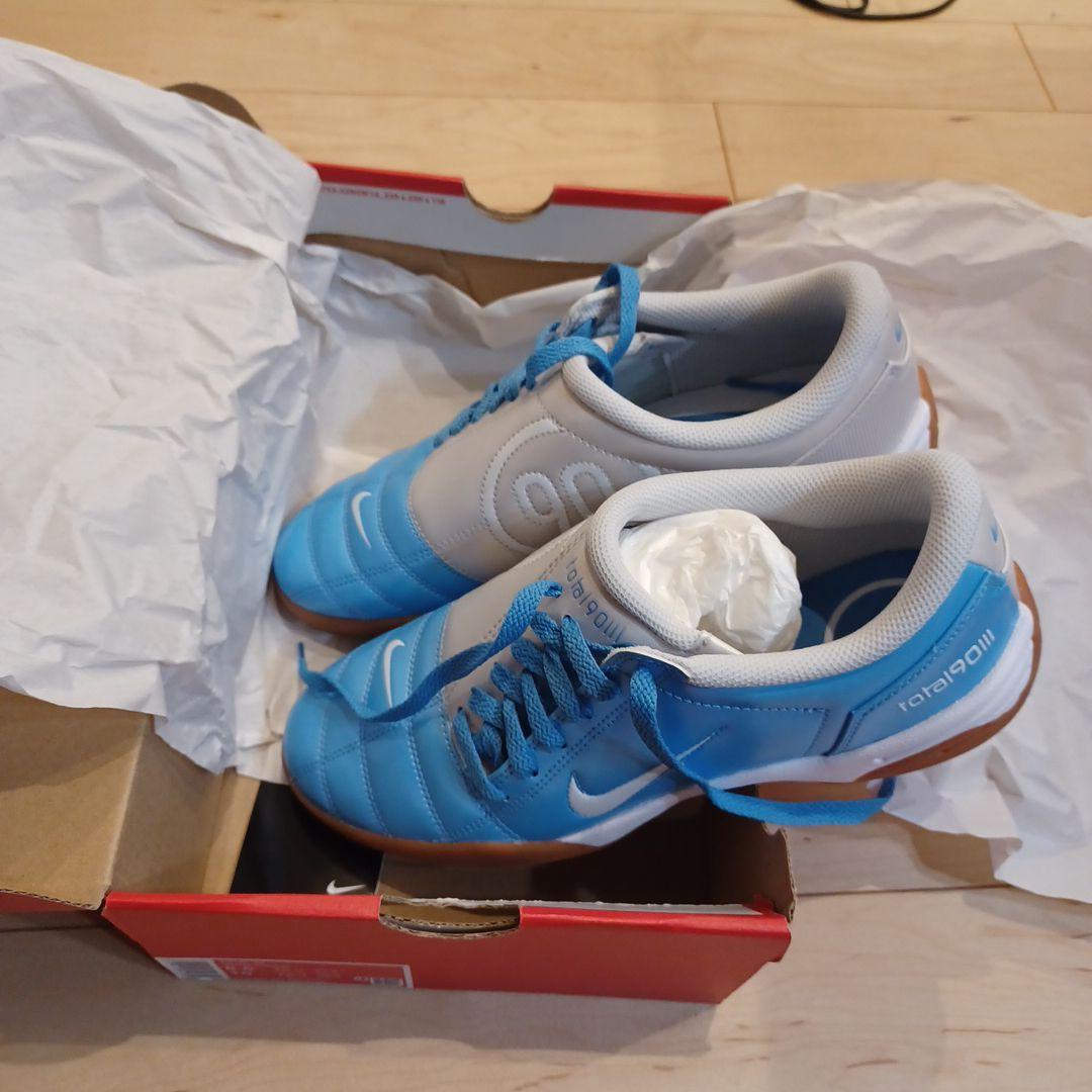 Nike フットサルシューズ ブルー トータル90　26.5cm　新品未使用