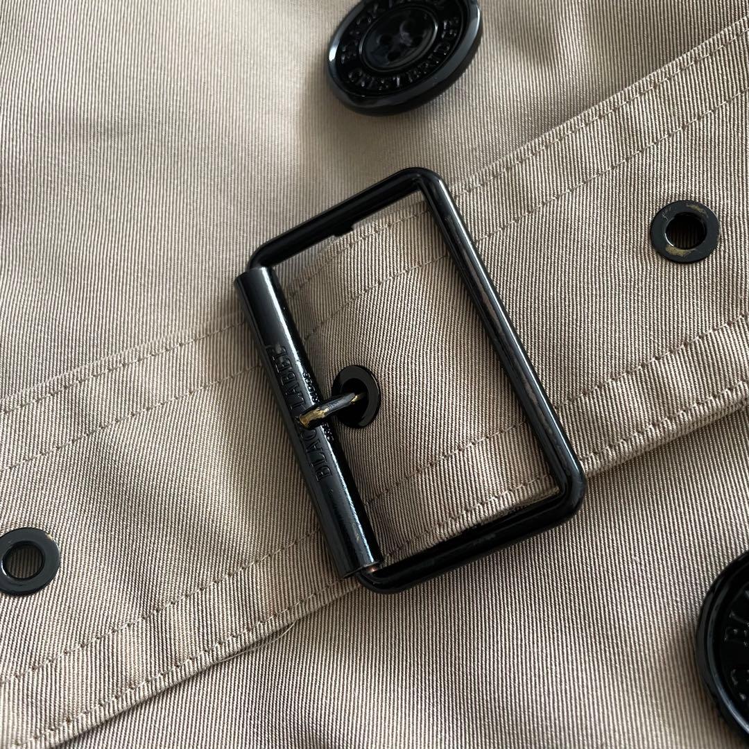 ブラックレーベルクレストブリッジ トレンチコート チェック ライナー ベルト