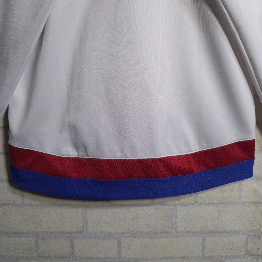 アディダス★チェルシー ロゴ ワッペン スリーライン アンセムジャケット 白 L