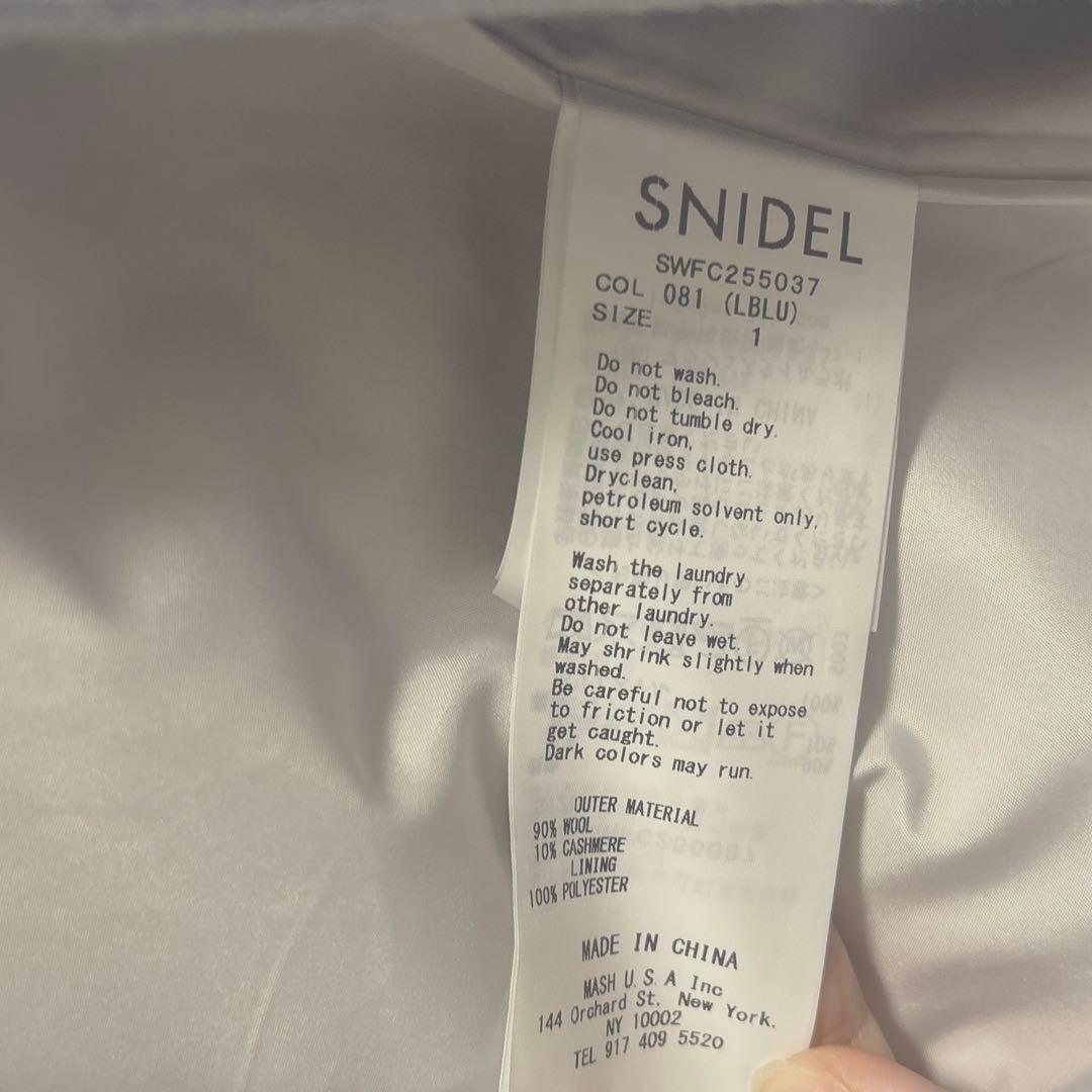 ウールカシミヤスタンドカラーコート SNIDEL