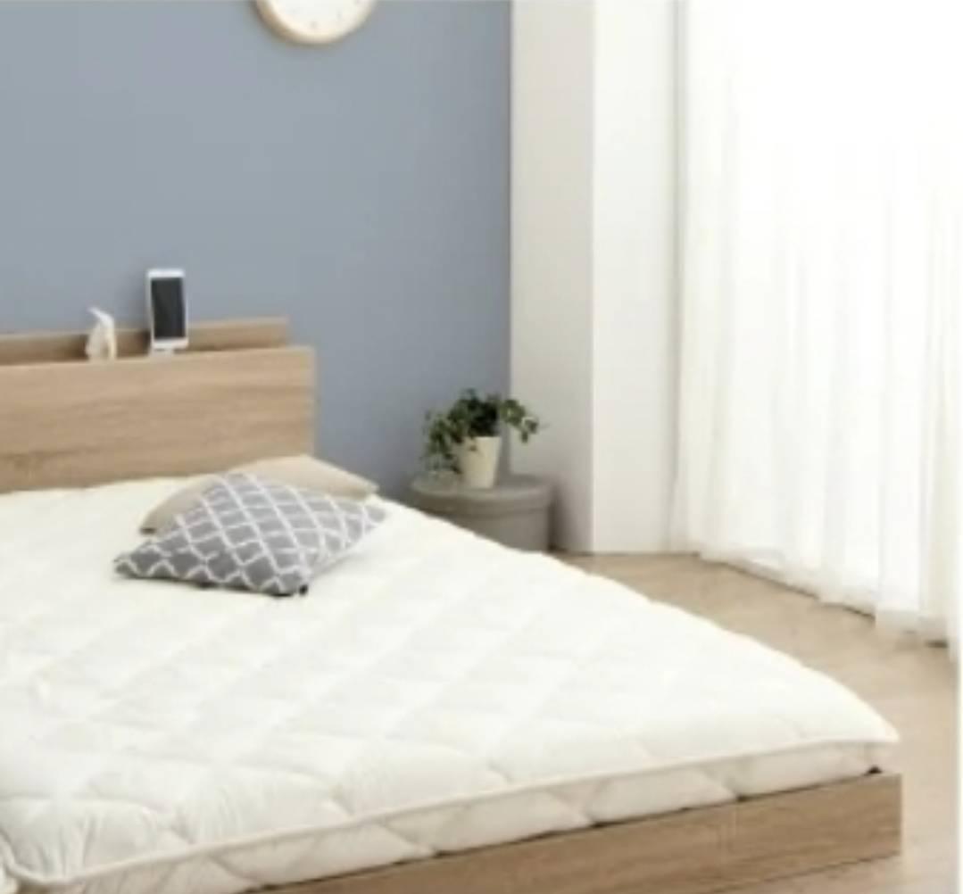 セミダブル 布団でも使える ローベッド シナモングレージュ 4-10