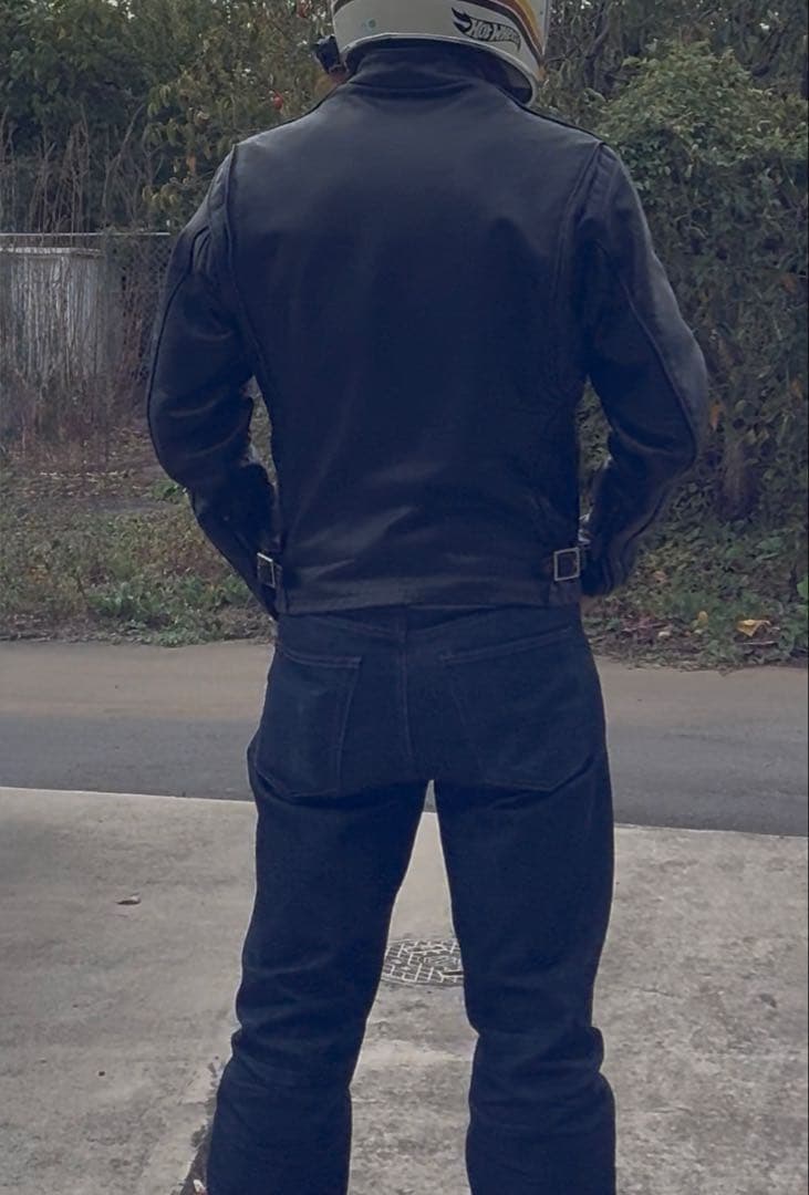 Schott シングルライダースジャケット 38