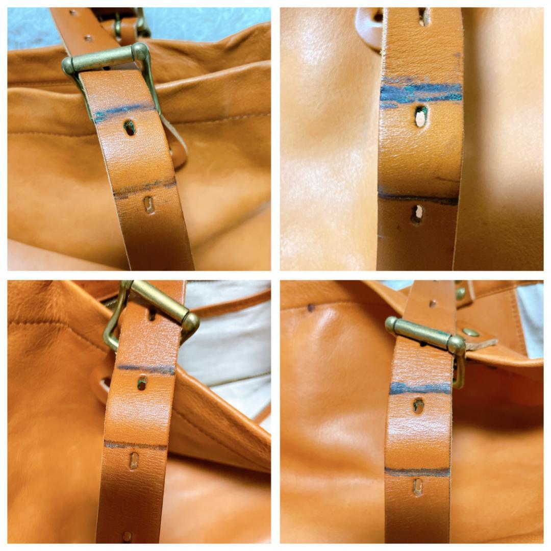 SLOW rubono 牛ヌメ革 栃木レザー トートバッグ A4サイズ ブラウン